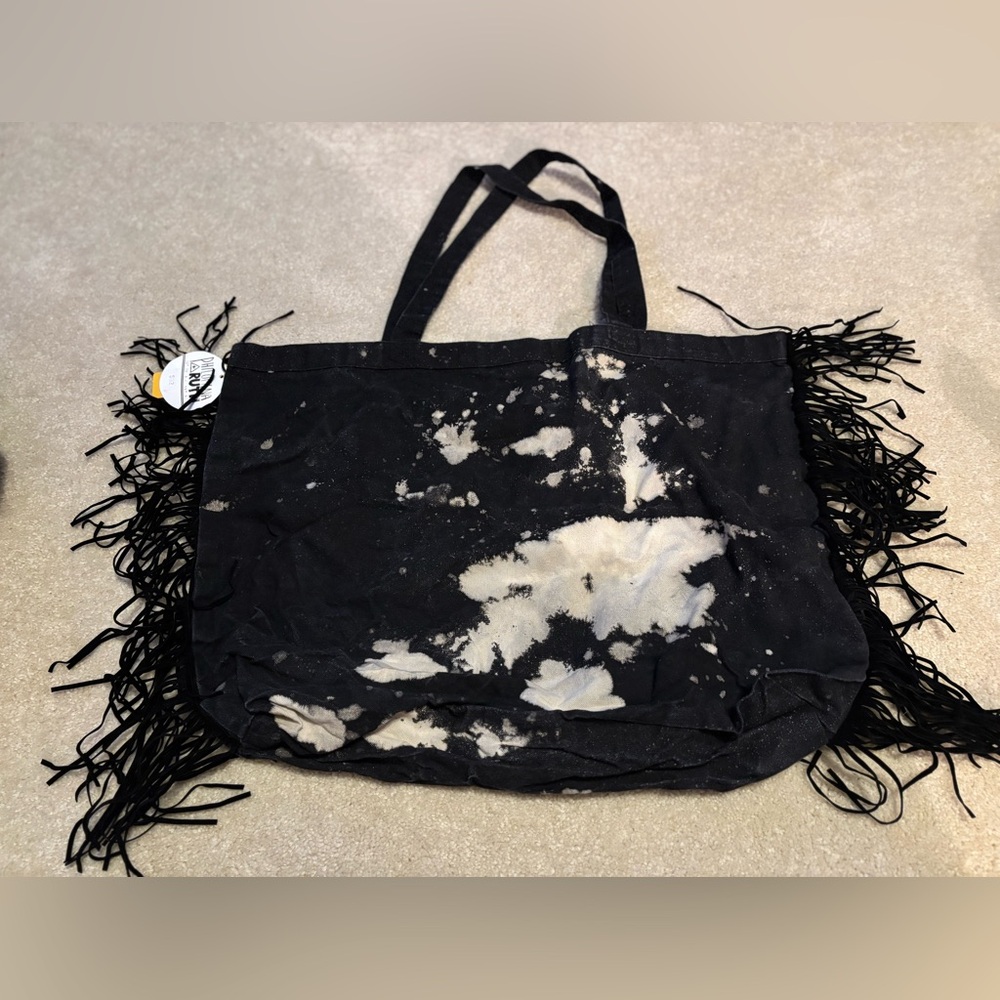 Large Bleached Canvas Tote Bag